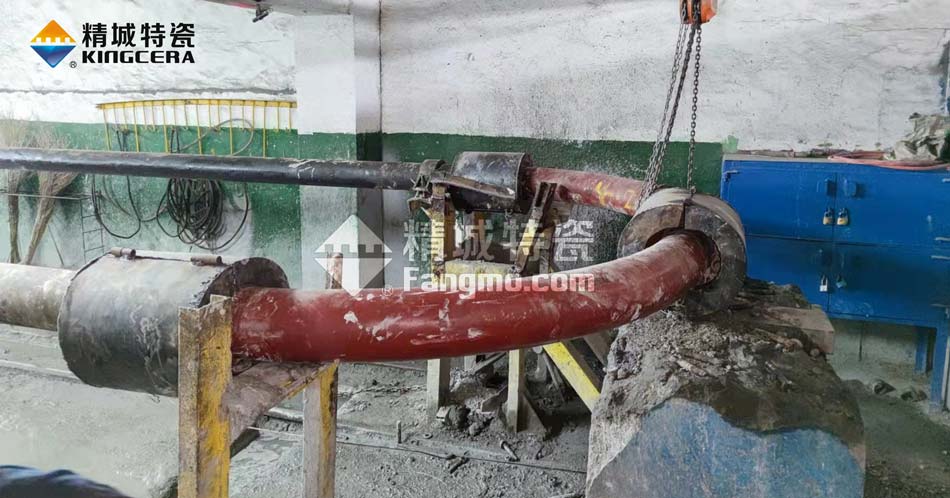 建材行業(yè)泵送混凝土耐磨陶瓷管道使用實(shí)例分析
